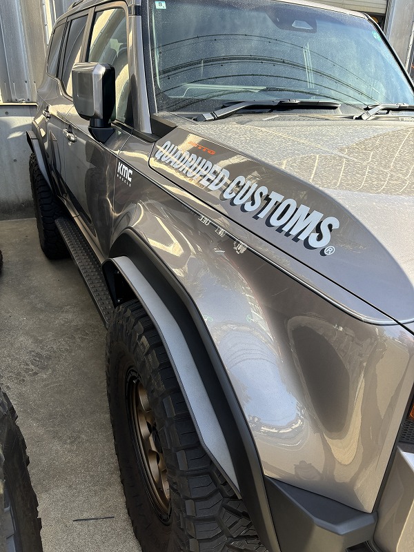 ランクル250用 エクステンドフェンダー